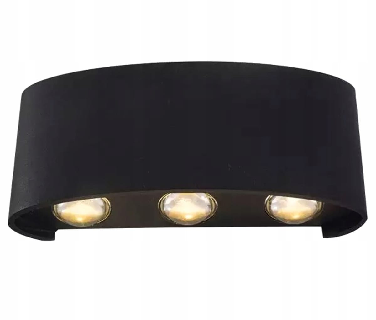 Kinkiet elewacyjny zewnetrzny lampa czarna góra dół 6w IP54 3 Kinkiet elewacyjny zewnetrzny lampa czarna góra dół 6w IP54 - obrazek 3