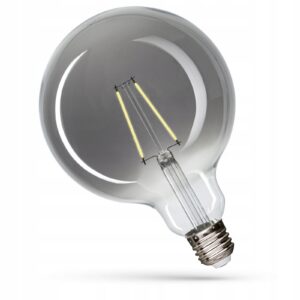 ŻARÓWKA LED DUŻA FILAMENT LED EDISON RETRO 8W E27 G125 BARWA BIAŁA CIEPŁA Żarówki