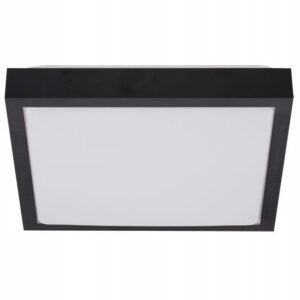 LAMPA DO ŁAZIENKI PLAFON ŁAZIENKOWY LED NA ŻARÓWKI 2xE27 IP44 CZARNY Plafony