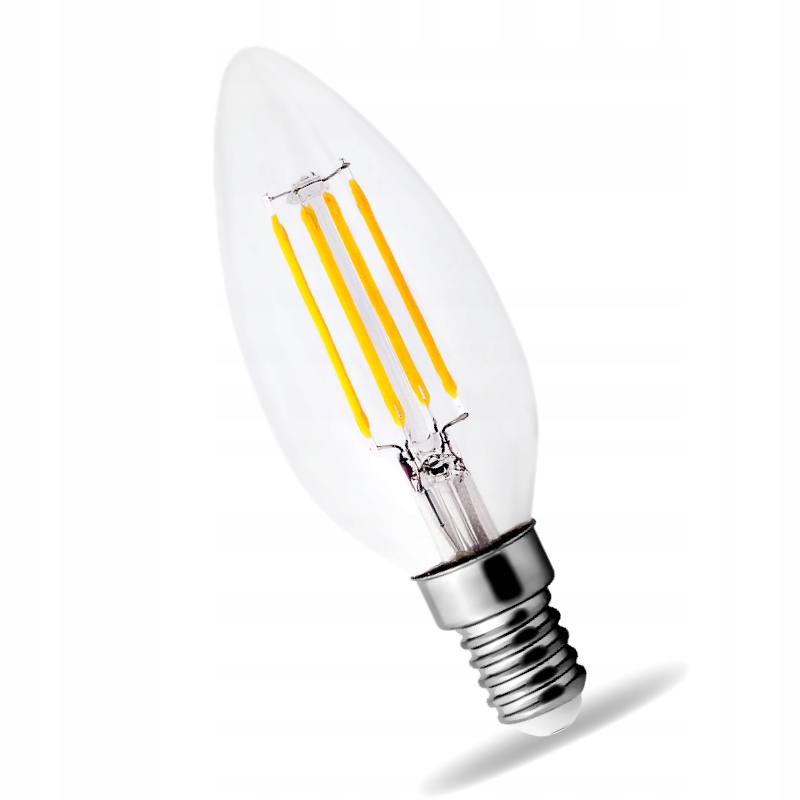 ŻARÓWKA C35 FILAMENT LED EDISON 4W E14 C35 RETRO BARWA BIAŁA NEUTRALNA