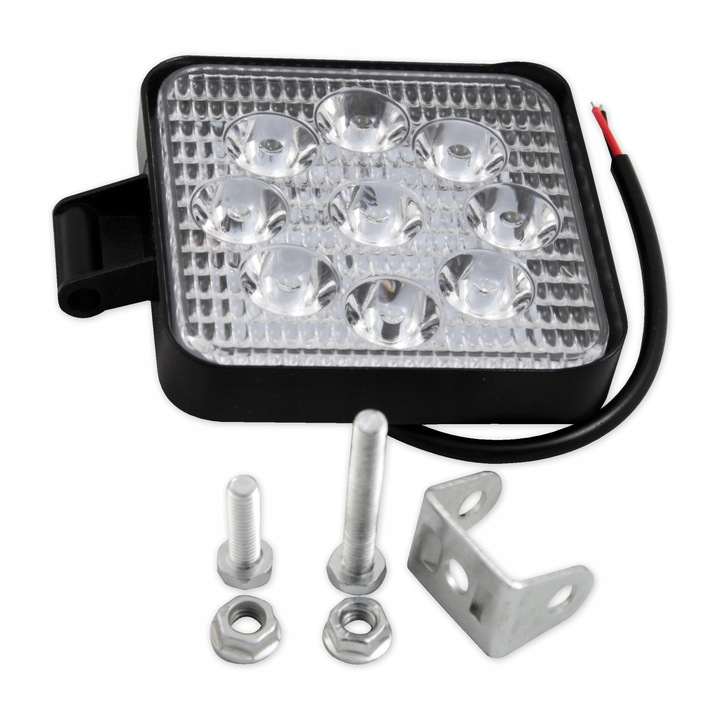 LAMPA ROBOCZA LED 27W OFF-ROAD HALOGEN REFLEKTOR SAMOCHODOWY SZPERACZ