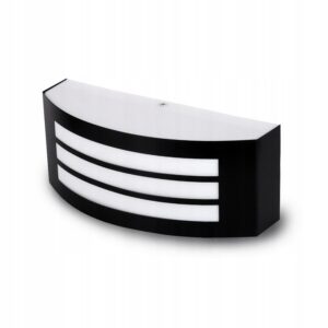 LAMPA ELEWACYJNA ZEWNĘTRZNA ŚCIENNA KINKIET OGRODOWY CZARNY LED E27 IP44 Lampy elewacyjne