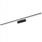 KINKIET ŁAZIENKOWY LED LAMPA NAD LUSTRO 24W CZARNO-ZŁOTY METAL 120CM IP44