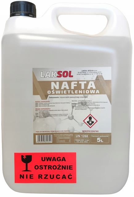 NAFTA OŚWIETLENIOWA UNIWERSALNA ANTYKOROZYJNA WYDAJNA 5L PALIWO DO LAMP