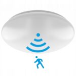 LAMPA PLAFON ŁAZIENKOWY DO ŁAZIEKI 12W CZUJNIK MIKROFALOWY REGULACJA IP54