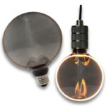 ŻARÓWKA G130 LED 4W DUŻA KULA OZDOBNA DYMIONA SMOKE DEKORACYJNA E27 RETRO