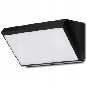 LAMPA OGRODOWA ELEWACYJNA ZEWNĘTRZNA SCIENNA 2xE27 IP65 CZARNA Lampy elewacyjne