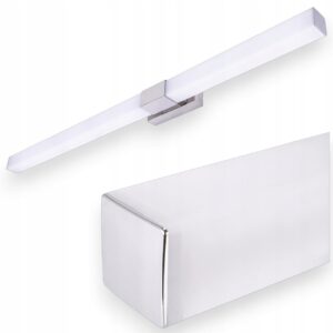 KINKIET LED ŁAZIENKOWY LAMPA DO ŁAZIENKI NAD LUSTRO CHROM 24W 100cm IP44