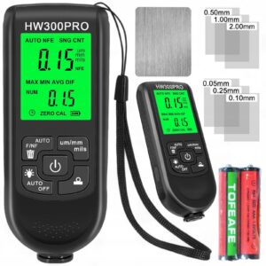 MIERNIK GRUBOŚCI LAKIERU SAMOCHODU TESTER SONDA WYSWIETLACZ LCD 0~2000um Pozostałe