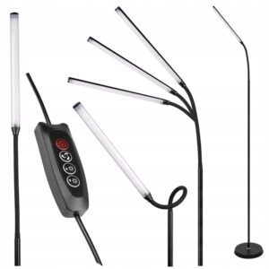 LAMPA PODŁOGOWA LED 8W STOJĄCA CCT ŚCIEMNIALNA REGULOWANA 3 BARWY ŚWIATŁA