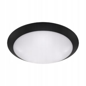 LAMPA ZEWNETRZNA LED SUFITOWA PLAFON SUFITOWY OGRODOWY IP65 CZARNY 2x E27 Plafony