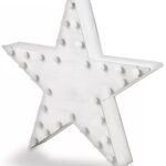 GWIAZDA ŚWIĄTECZNA LED 40CM OZDOBNA Z 30 LED DO POWIESZENIA POSTAWIENIA