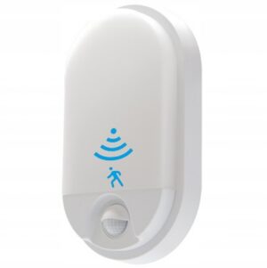 LAMPA ZEWNĘTRZNA LED Z CZUJNIKIEM RUCHU 15W IP54 KINKIET ELEWACYJNY BIAŁY Lampy elewacyjne