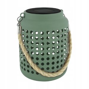 LAMPION SOLARNY LED LAMPKA DEKORACYJNA NA TARAS Z UCHWYTEM BARWA ZIMNA Lampy ogrodowe