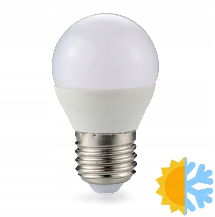 ŻARÓWKA G45 LED 5W E27 BARWA BIAŁA NEUTRALNA 4000K