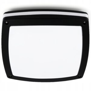 LAMPA OGRODOWA SUFITOWA ZEWNĘTRZNA PLAFON KINKIET E27 LED IP44 ALUMINIUM Plafony