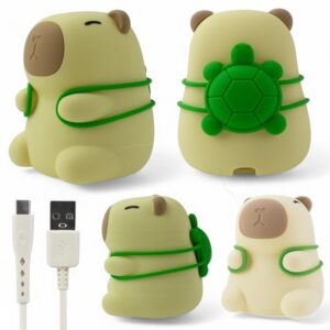 LAMPKA NOCNA BIURKOWA STOŁOWA DZIECIĘCA KAPIBARA TURYSTA BEZPRZEWODOWA RGB Lampy dekoracyjne