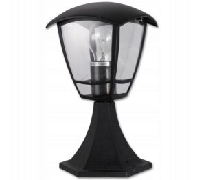 LAMPA OGRODOWA ZEWNETRZNA SŁUPEK OŚWIETLENIOWY E27 LAMPION 30CM Lampy uliczne