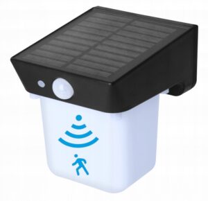LAMPA SOLARNA ELEWACYJNA LED Z CZUJNIKIEM RUCHU I ZMIERZCHU REGULOWANA IP54 Lampy elewacyjne