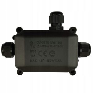 MUFA KABLOWA ZŁĄCZKA 3 GNIAZDA HERMETYCZNA IP65 WODOSZCZELNA DO PRZEWODÓW Akcesoria