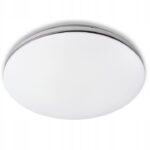 LAMPA ŁAZIENKOWA PLAFON DO ŁAZIENKI DEKORACYJNY PASKI CHROM LED 12W IP44
