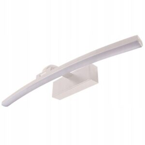 KINKIET ŁAZIENKOWY LED LAMPA 8W BIAŁA NAD LUSTRO OKRĄGŁY/WYGIĘTY 230V IP44 Kinkiety