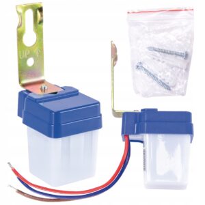 CZUJNIK ZMIERZCHU ZEWNĘTRZNY 1380W IP44 ELF 6A 230V Akcesoria