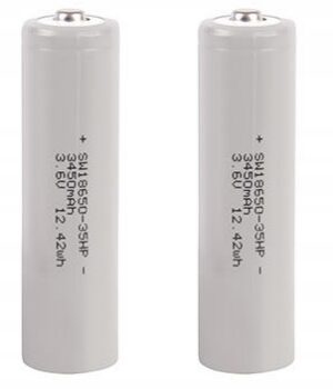 2 x BATERIA AKUMULATOR 18650 Li-Ion 3450mAh 3.6V ZESTAW 2 SZTUKI LITOWA Akcesoria