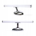 KINKIET ŁAZIENKOWY LAMPA DO ŁAZIENKI NAD LUSTRO LED 6W LED CHROM IP44 40CM