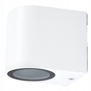 LAMPA ELEWACYJNA LAMPA ŚCIENNA KINKIET ZEWNĘTRZNY BIAŁY GU10 Lampy elewacyjne