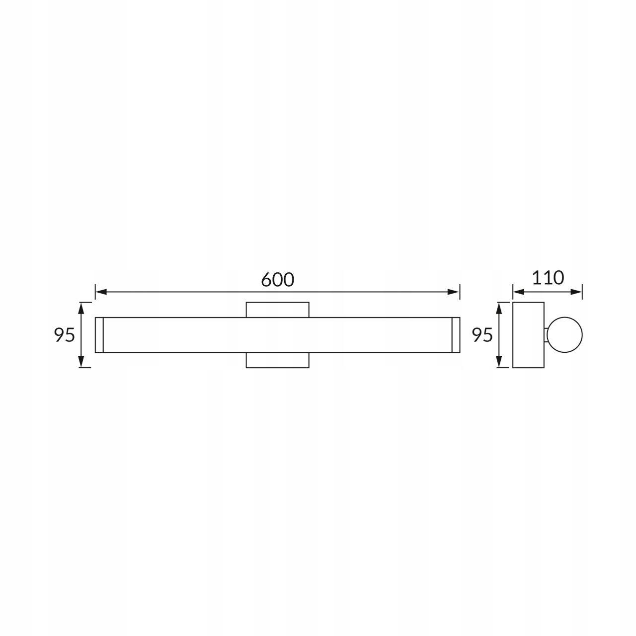 KINKIET ŁAZIENKOWY LED 15W NAD LUSTRO 60cm CHROM LAMPA IP44 BARWA NEUTRALNA Kinkiety 3 KINKIET ŁAZIENKOWY LED 15W NAD LUSTRO 60cm CHROM LAMPA IP44 BARWA NEUTRALNA Kinkiety 3