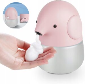 BEZDOTYKOWY DOZOWNIK DO MYDŁA DLA DZIECI DYSPENSER FUNKCJA SPIENIANIA MYDŁA Akcesoria