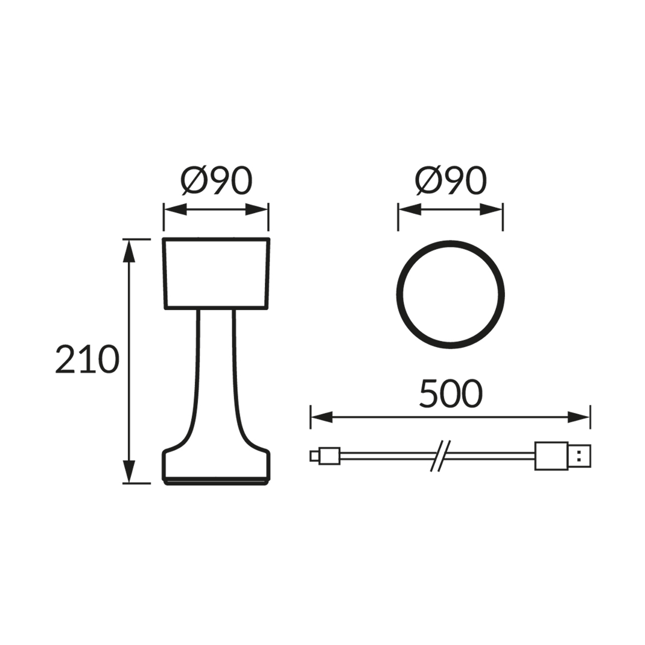 LAMPA STOŁOWA LED HANTLA LED WHITE CCT Inne 2 LAMPA STOŁOWA LED HANTLA LED WHITE CCT Inne 2