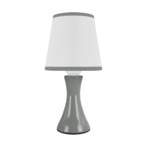 LAMPA STOŁOWA POLINA E14 GREY Lampy stołowe