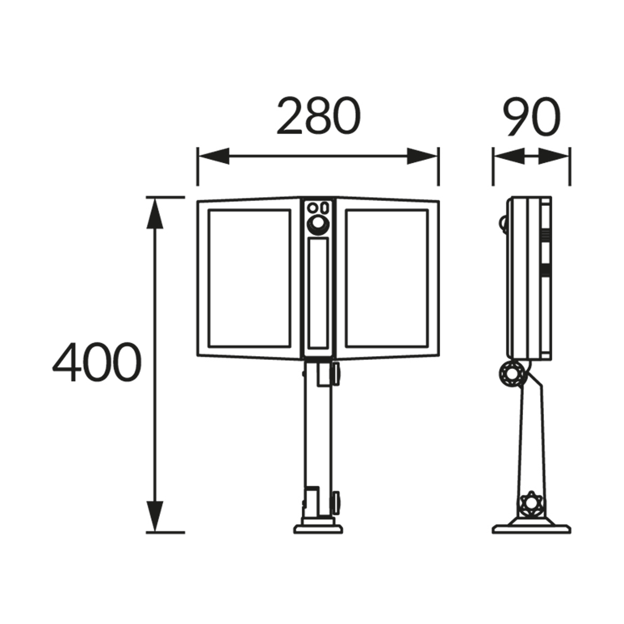 LAMPA SOLARNA Z CZUJNIKIEM RUCHU ANGELO LED PIR 9W CW Inne 2 LAMPA SOLARNA Z CZUJNIKIEM RUCHU ANGELO LED PIR 9W CW Inne 2