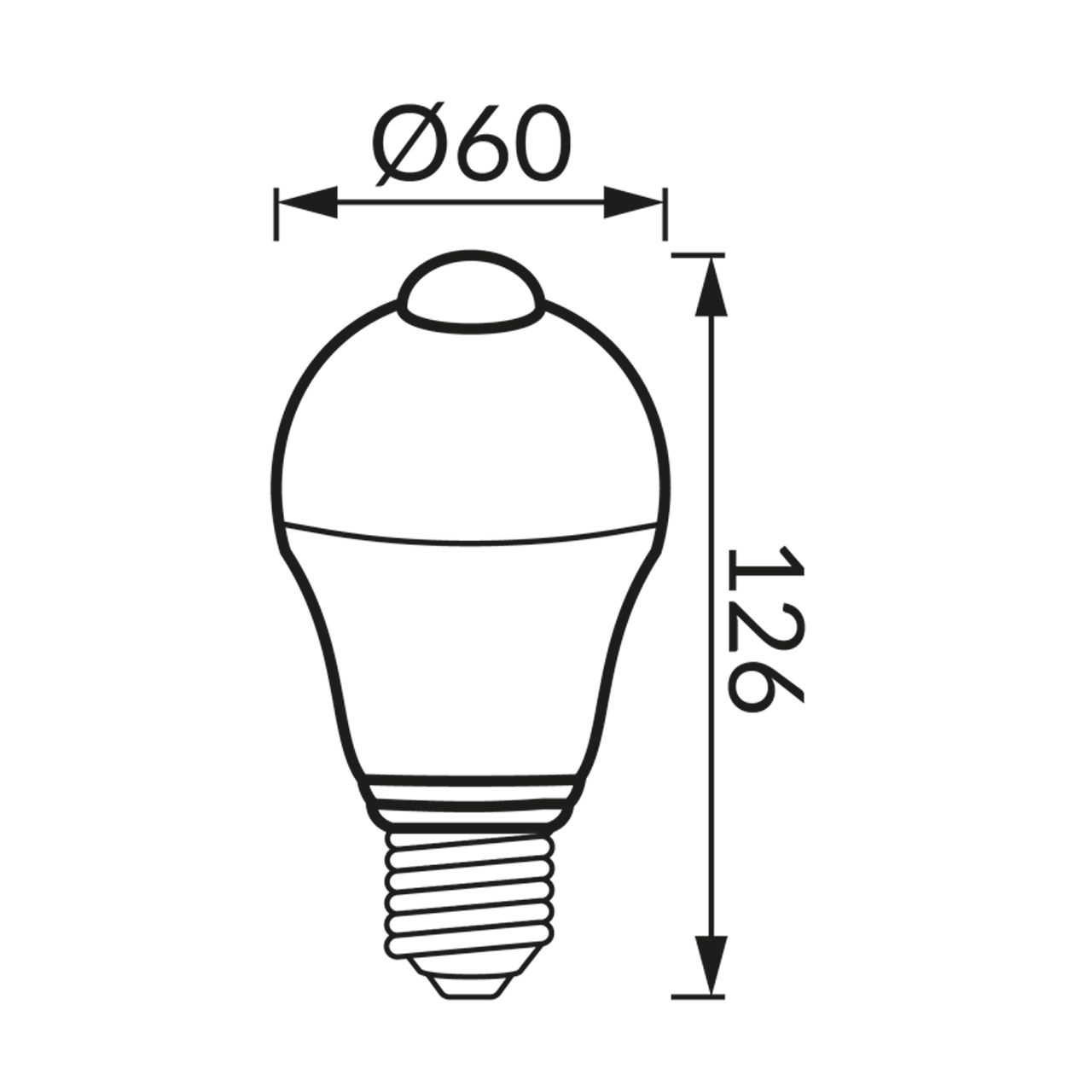 LAMPA LED Z CZUJNIKIEM RUCHU ERSTE LED PIR E27 12W NW Inne 2 LAMPA LED Z CZUJNIKIEM RUCHU ERSTE LED PIR E27 12W NW Inne 2