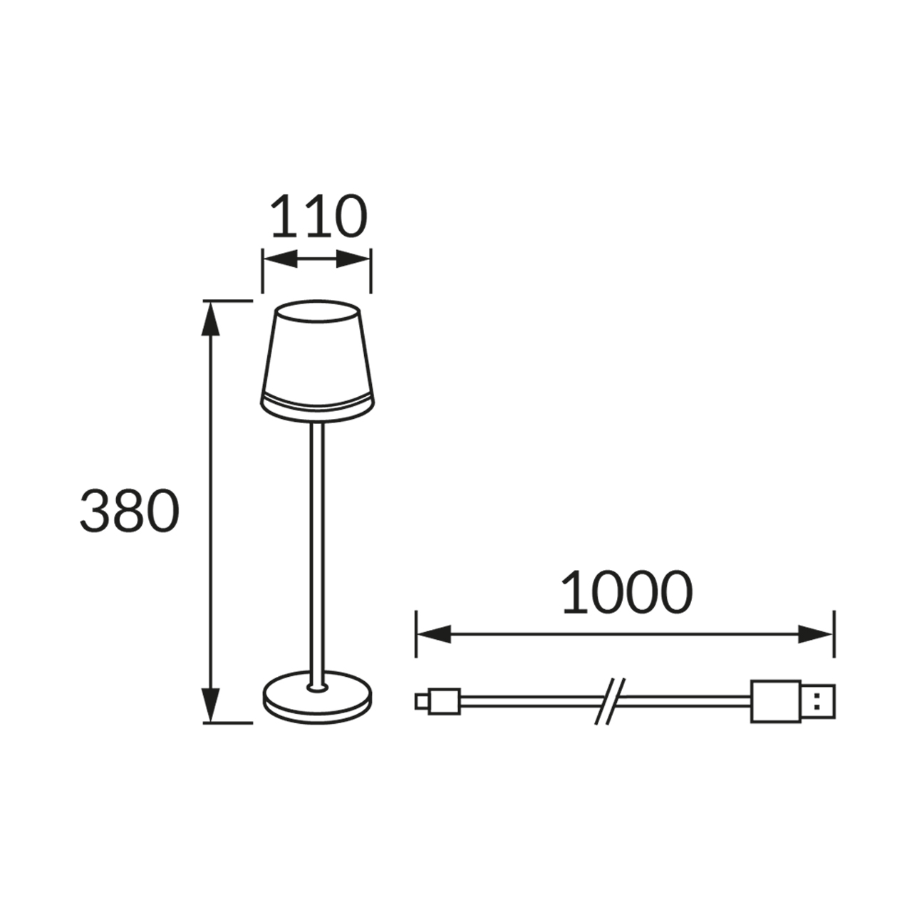 LAMPA STOŁOWA LED INES LED BLACK CCT Inne 2 LAMPA STOŁOWA LED INES LED BLACK CCT Inne 2