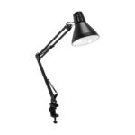 Lampa biurkowa grafen E27 black clip