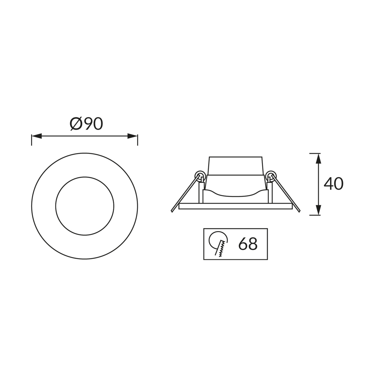 LAMPA SUFITOWA PUNKTOWA LED EWA LED C 7W CCT BLACK Inne 2 LAMPA SUFITOWA PUNKTOWA LED EWA LED C 7W CCT BLACK Inne 2