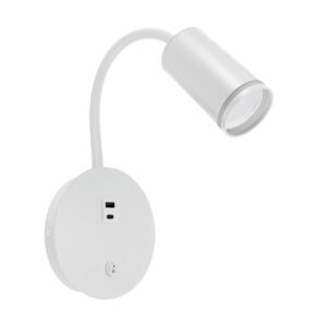 LAMPA DEKORACYJNA ZULA WLL USB GU10 WHITE Lampy dekoracyjne