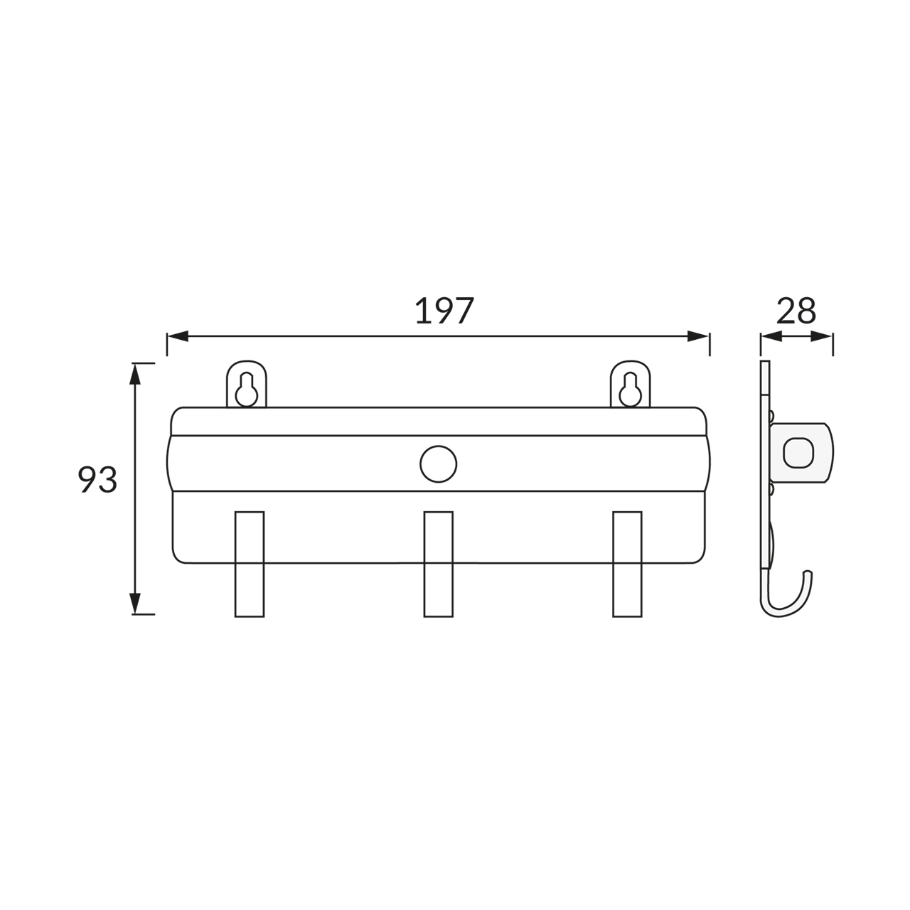 HOL LED 1W WHITE Inne 2 HOL LED 1W WHITE Inne 2