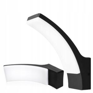 KINKIET ELEWACYJNY ZEWNĘTRZNY OGRODOWY LED 12W IP54 KLAMPA NA DOM GARAŻ Kinkiety