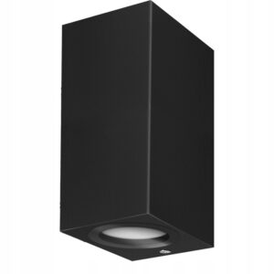 KINKIET ZEWNĘTRZNY OGRODOWY ELEWACYJNY DEKORACYJNY CZARNY 2 X GU10 IP54 Kinkiety