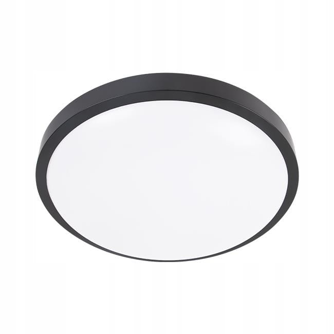Lampa do łazienki plafon łazienkowy LED 2 x E27 IP44 lampa okrągła czarna 3 Lampa do łazienki plafon łazienkowy LED 2 x E27 IP44 lampa okrągła czarna - obrazek 3