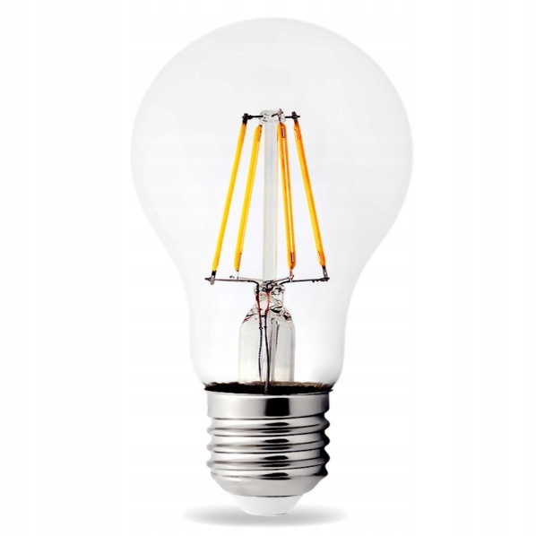 ŻARÓWKA A60 FILAMENT LED EDISON 6W E27 A60 2700K Żarówki 5 ŻARÓWKA A60 FILAMENT LED EDISON 6W E27 A60 2700K Żarówki 5