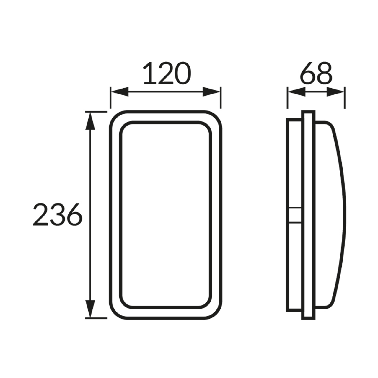 LAMPA HERMETYCZNA LED ALBIN LED 14W BLACK CCT Inne 2 LAMPA HERMETYCZNA LED ALBIN LED 14W BLACK CCT Inne 2