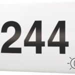 OPRAWA LAMPA KINKIET LED 5W 7W 10W CZUJNIK ZMIERZCH NUMER DOMU PODŚWIETLANY Numery na dom