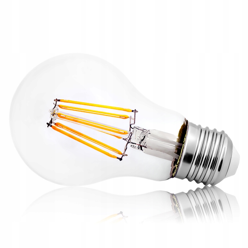 ŻARÓWKA A60 10W FILAMENT CLASSIC LED EDISON E27 BARWA BIAŁA NEUTRALNA SZKŁO Żarówki 2 ŻARÓWKA A60 10W FILAMENT CLASSIC LED EDISON E27 BARWA BIAŁA NEUTRALNA SZKŁO Żarówki 2