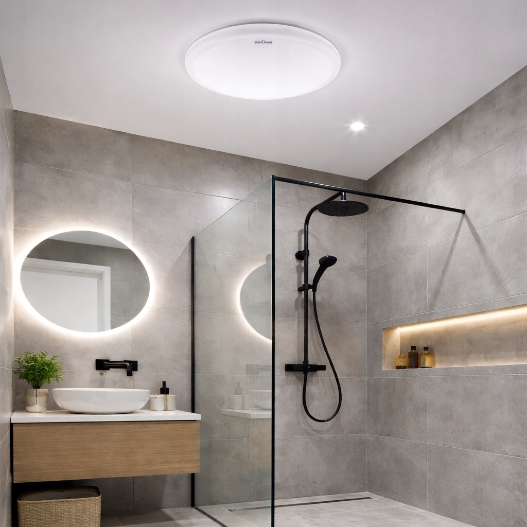 LAMPA PLAFON DO ŁAZIENKI LED ŁAZIENKOWY PLAFONIERA NATYNKOWA 18W IP44 Plafony 4 LAMPA PLAFON DO ŁAZIENKI LED ŁAZIENKOWY PLAFONIERA NATYNKOWA 18W IP44 Plafony 4