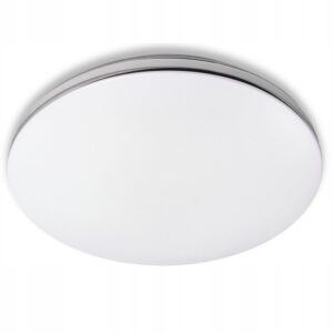 LAMPA PLAFON DO ŁAZIENKI PANEL DEKORACYJNY PASKI CHROM LED 18W IP44 Plafony